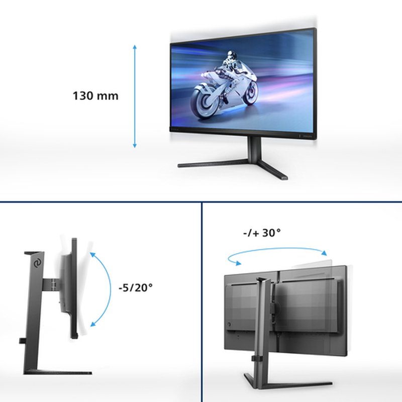 Philips Evnia 5000 25M2N5200U/00 pantalla para PC 62,2 cm (24.5") 1920 x 1080 Pixeles Full HD LCD Gris - Imagen 9