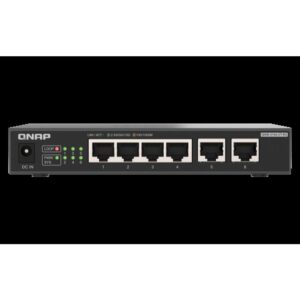 QNAP QSW-2104-2T-R2 switch No administrado 10G Ethernet (100/1000/10000) Escritorio Negro
