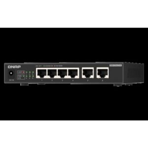 Alternative view of QNAP QSW-2104-2T-R2 switch No administrado 10G Ethernet (100/1000/10000) Escritorio Negro