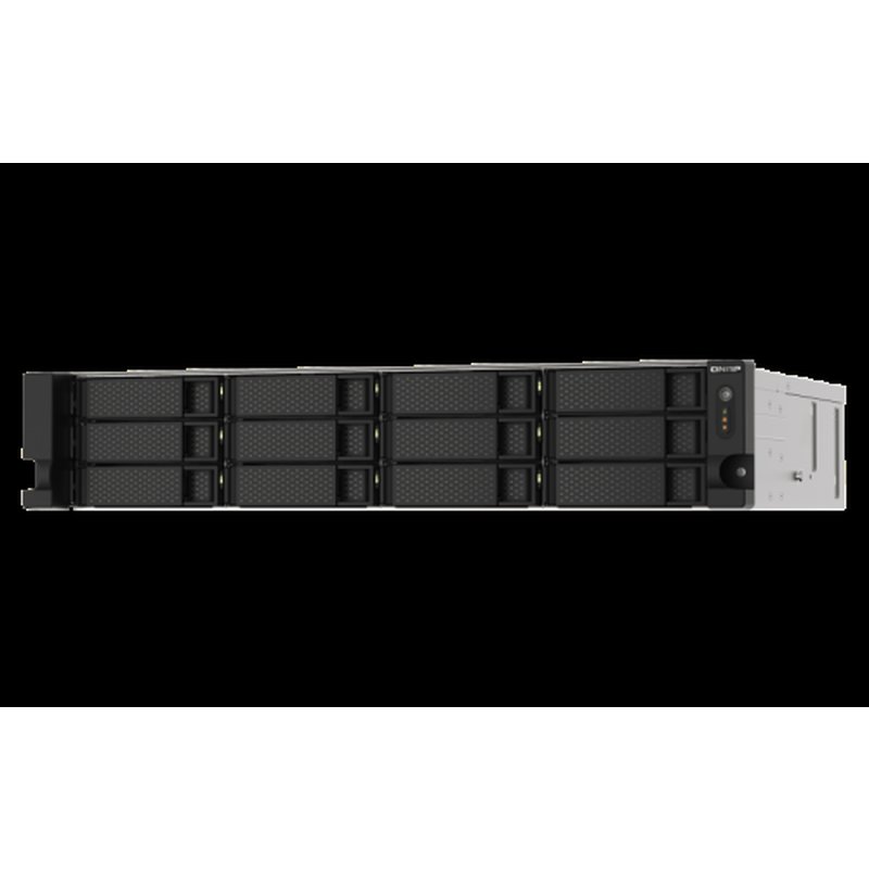 QNAP TS-1273AU-RP-8G servidor de almacenamiento NAS Bastidor (2U) Ethernet Aluminio, Negro V1500B - Imagen 3