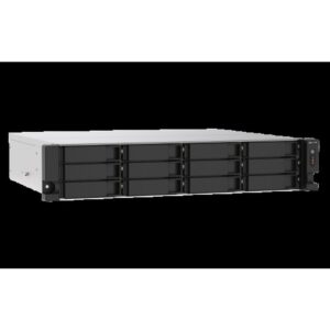 QNAP TS-1273AU-RP-8G servidor de almacenamiento NAS Bastidor (2U) Ethernet Aluminio, Negro V1500B
