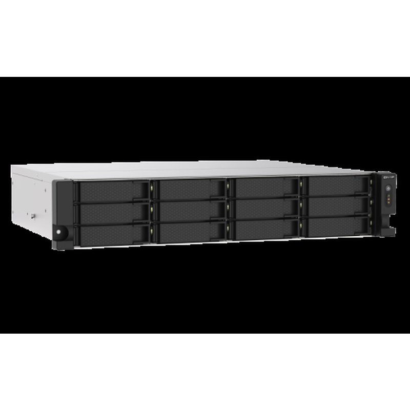 QNAP TS-1273AU-RP-8G servidor de almacenamiento NAS Bastidor (2U) Ethernet Aluminio, Negro V1500B - Imagen 4