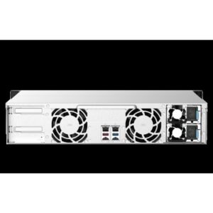 QNAP TS-1273AU-RP-8G servidor de almacenamiento NAS Bastidor (2U) Ethernet Aluminio, Negro V1500B