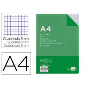 REC A4 100H 60G/M2 CUAD 3 MG 4T