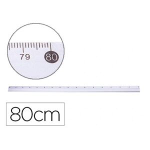 REGLA METALICA ALUM 80 CM