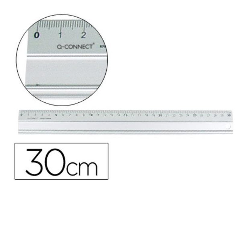 REGLA Q-CONNECT METALICA ALUM 30 REGLA Q-CONNECT METALICA ALUM 30