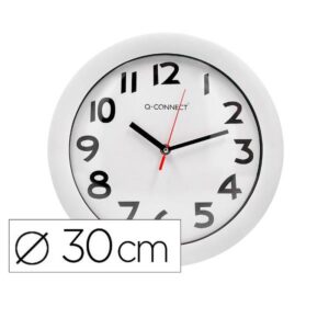 RELOJ Q-CONNECT PARED R30C ARCO
