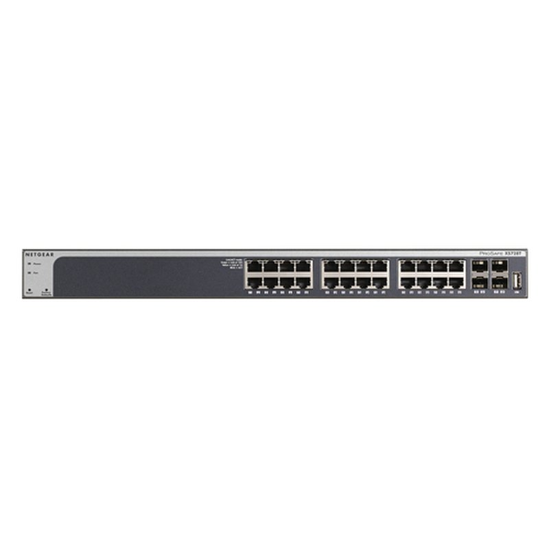 Reacondicionado | NETGEAR XS728T Gestionado L2+/L3 10G Ethernet (100/1000/10000) Negro Reacondicionado | NETGEAR XS728T Gestionado L2+/L3 10G Ethernet (100/1000/10000) Negro
