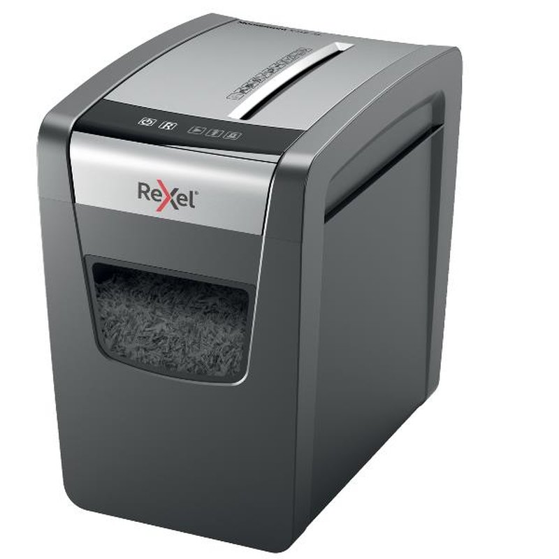 Rexel Momentum X312-SL triturador de papel Corte en partículas Negro, Gris Rexel Momentum X312-SL triturador de papel Corte en partículas Negro, Gris