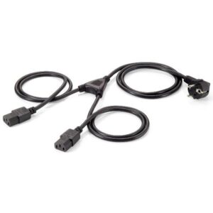 Equip 112220 cable de transmisión 1,8 m CEE 7/7 Acoplador C13 2 x