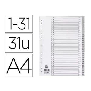 SEP NUMERICO 1-31 JUEGO 31 SEP A