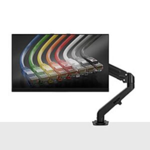 Lindy 40707 soporte para monitor 68,6 cm (27") Escritorio Negro