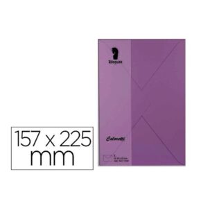 SOBRE C5LILA 157X225MM 5UD