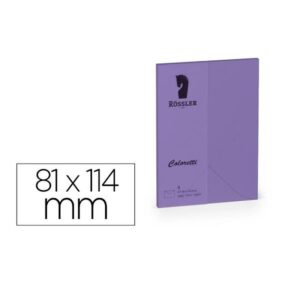 SOBRE C7LILA 81X114MM 5UD
