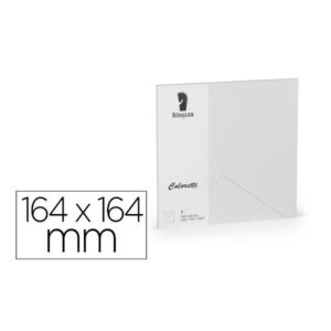 SOBRE CUAD GRIS CLARO 164X164MM