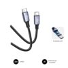 SUBBLIM CABLE PLUS 100W C-C 2M BLACK