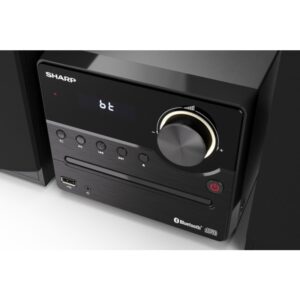 Sharp XL-B512(BK) sistema de audio para el hogar Microcadena de música para uso doméstico 45 W Negro