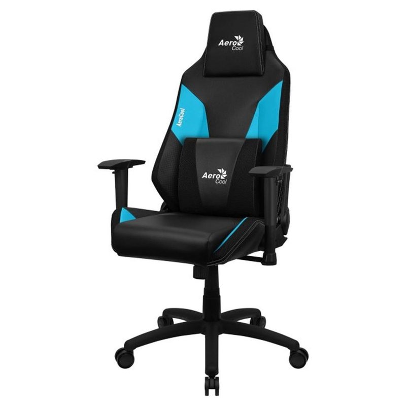 Aerocool ADMIRALBB Silla Gaming Profesional, Cojines Acolchados, Tecnología Air, Negro/Azul Aerocool ADMIRALBB Silla Gaming Profesional, Cojines Acolchados, Tecnología Air, Negro/Azul