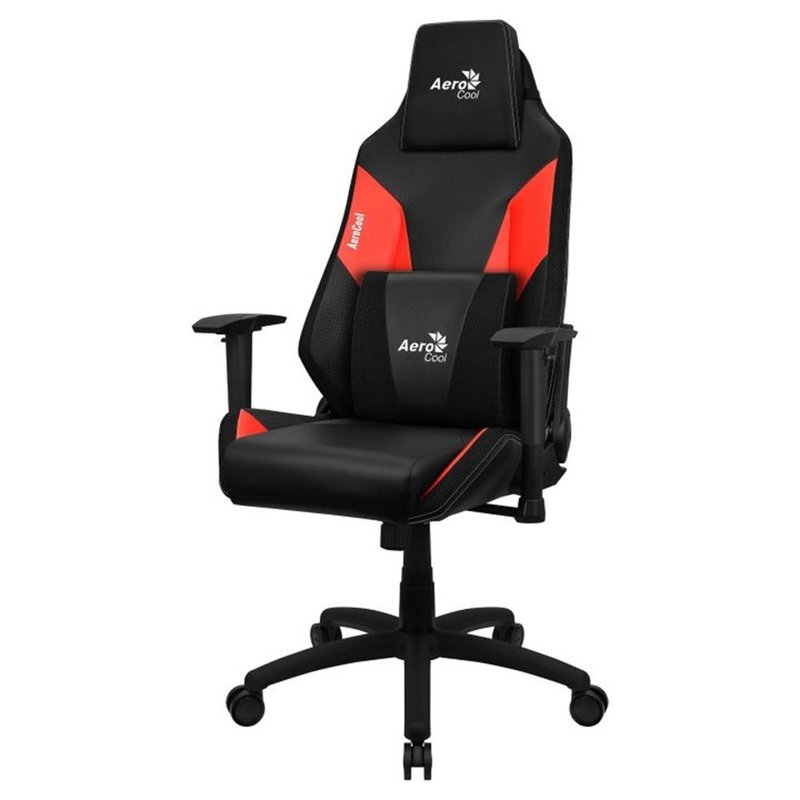 Aerocool ADMIRALBR Silla Gaming Profesional, Cojines Acolchados, Tecnología Air, Negro/Rojo Aerocool ADMIRALBR Silla Gaming Profesional, Cojines Acolchados, Tecnología Air, Negro/Rojo