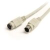 StarTech.com 6 ft. PS/2 Keyboard/Mouse Extension Cable cable ps/2 1,83 m Beige