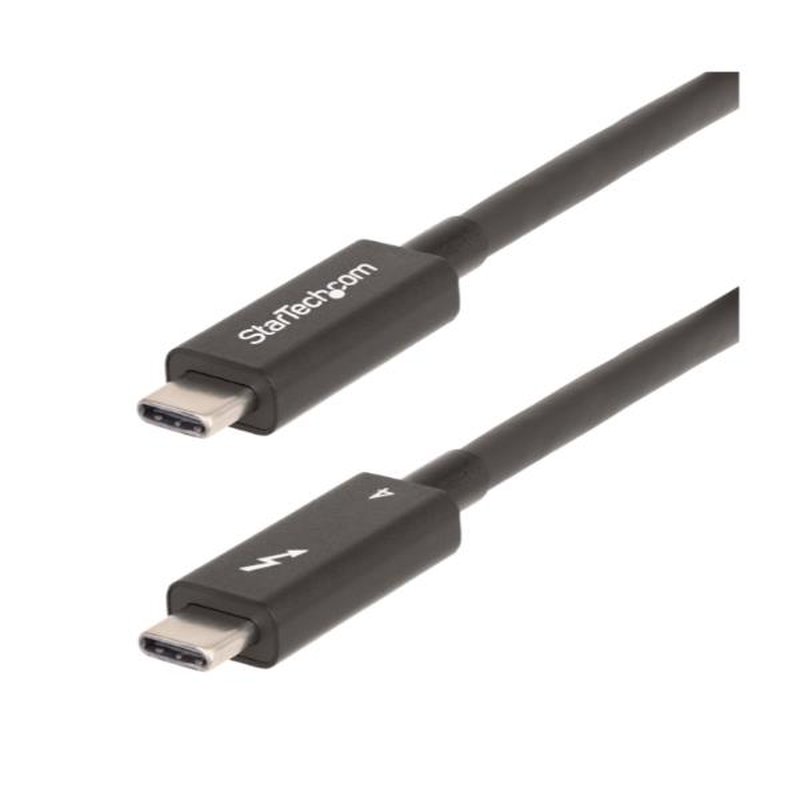StarTech.com A40G2MB-TB4-CABLE cable Thunderbolt 2 m 40 Gbit/s Negro StarTech.com A40G2MB-TB4-CABLE cable Thunderbolt 2 m 40 Gbit/s Negro