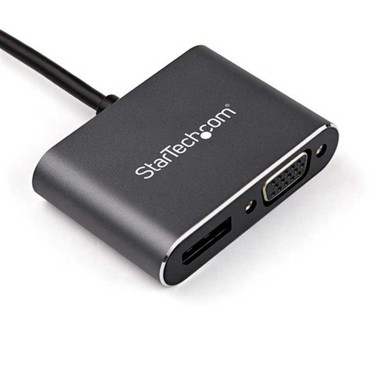 StarTech.com Adaptador USB-C a DisplayPort y VGA - Conversor de Vídeo USB Tipo C - 4K 60Hz - HDR StarTech.com Adaptador USB-C a DisplayPort y VGA - Conversor de Vídeo USB Tipo C - 4K 60Hz - HDR - Imagen 2