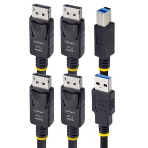 Dual-DP/USB KVM Cable