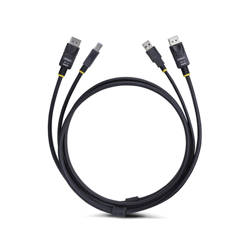 StarTech.com Cable KVM DisplayPort y USB 3.0 5Gbps de 1,8m - 4K 60Hz - Cable Combo DP 1.2 y USB para Switch Conmutador KVM StarTech.com Cable KVM DisplayPort y USB 3.0 5Gbps de 1,8m - 4K 60Hz - Cable Combo DP 1.2 y USB para Switch Conmutador KVM - Imagen 4