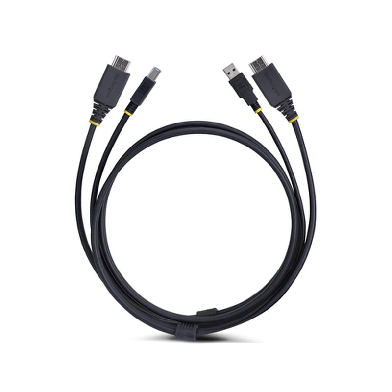 StarTech.com Cable KVM HDMI y USB 3.0 5Gbps de 1,8m - 4K 60Hz - Cable Combo HDMI 2.0 y USB para Switch Conmutador KVM - Imagen 4