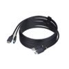 StarTech.com Cable KVM HDMI y USB 3.0 5Gbps de 3m - 4K 60Hz - Cable Combo HDMI 2.0 y USB para Switch Conmutador KVM