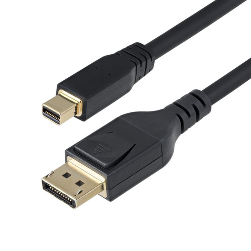 StarTech.com Cable Mini DisplayPort a DisplayPort 1.4 de 3m - 8K 60Hz - HBR3 - Adaptador MiniDP a DisplayPort - UHD 4K 120Hz - mDP a DP - Cable para Monitor DisplayPort - Imagen 2