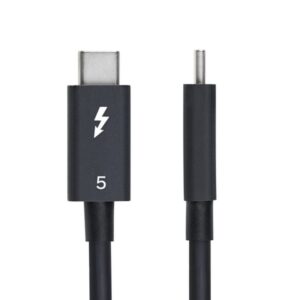 StarTech.com Cable Thunderbolt 5 de 50cm - Cable Thuderbolt Certificado - 80Gbps Hasta 120Gbps - Entrega de Alimentación PD de 240W - 8K 60Hz - Compatible con Thunderbolt 4/USB-C - USB Tipo C