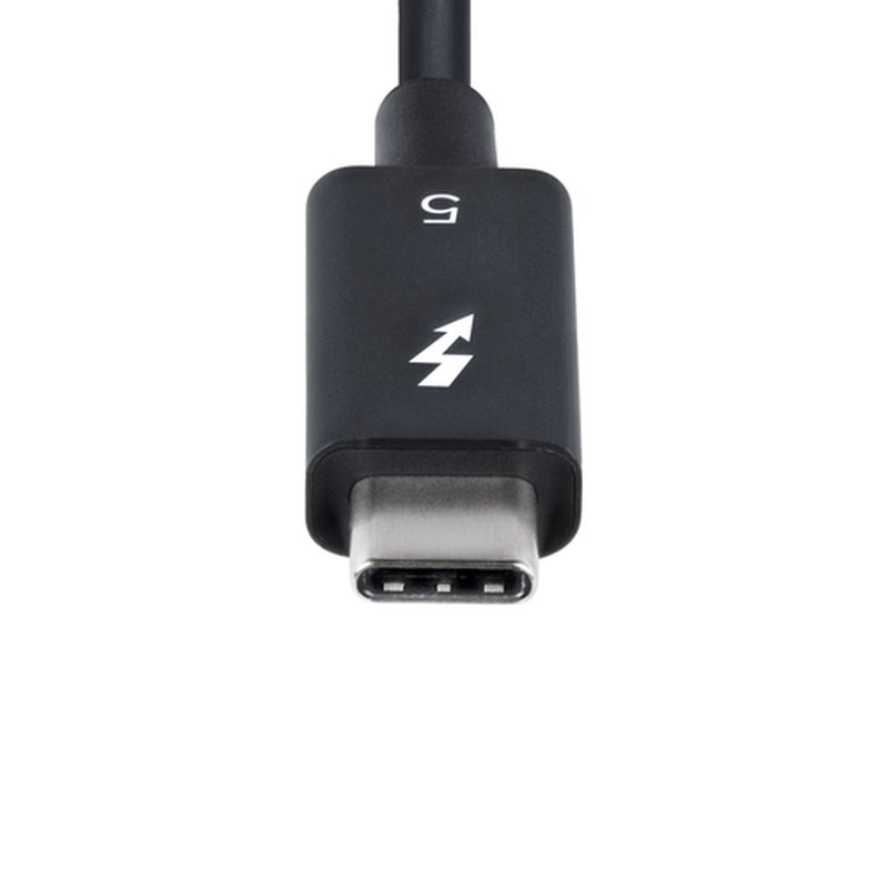 StarTech.com Cable Thunderbolt 5 de 80cm - Cable Thuderbolt Certificado - 80Gbps Hasta 120Gbps - Entrega de Alimentación PD de 240W - 8K 60Hz - Compatible con Thunderbolt 4/USB-C - USB Tipo C - Imagen 4