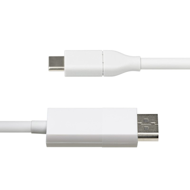 StarTech.com Cable USB C a DisplayPort 1.2 4K 60Hz de 2m - Adaptador de Vídeo Bidireccional DP a USB Tipo C - HDR - Compatible con Thunderbolt - Blanco StarTech.com Cable USB C a DisplayPort 1.2 4K 60Hz de 2m - Adaptador de Vídeo Bidireccional DP a USB Tipo C - HDR - Compatible con Thunderbolt - Blanco - Imagen 3