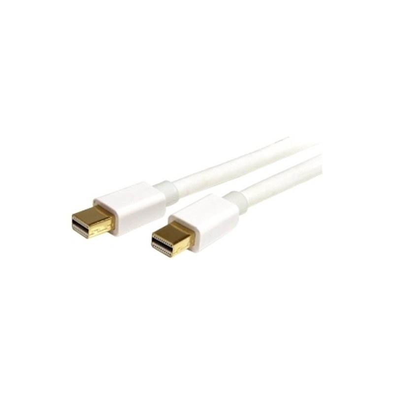 StarTech.com Cable de 1m Mini DisplayPort - Vídeo 4K x 2K Ultra HD - Cable Mini DisplayPort 1.2 - Cable para Monitor Mini DP a Mini DP - Funciona con Puertos Thunderbolt 2 - Macho - Blanco StarTech.com Cable de 1m Mini DisplayPort - Vídeo 4K x 2K Ultra HD - Cable Mini DisplayPort 1.2 - Cable para Monitor Mini DP a Mini DP - Funciona con Puertos Thunderbolt 2 - Macho - Blanco