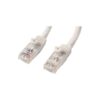 StarTech.com Cable de 2m Blanco de Red Gigabit Cat6 Ethernet RJ45 sin Enganche - Snagless StarTech.com Cable de 2m Blanco de Red Gigabit Cat6 Ethernet RJ45 sin Enganche - Snagless