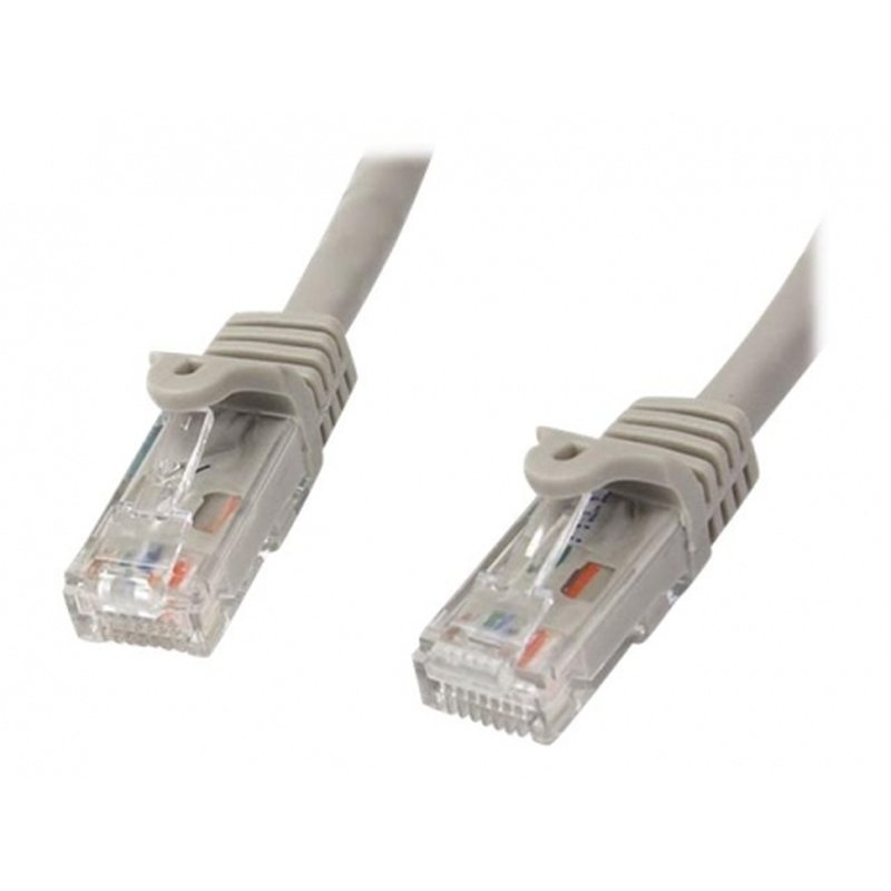StarTech.com Cable de 2m Gris de Red Gigabit Cat6 Ethernet RJ45 sin Enganche - Snagless