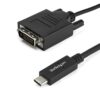 StarTech.com Cable de 2m USB-C a DVI - 1920 x 1200 - Negro StarTech.com Cable de 2m USB-C a DVI - 1920 x 1200 - Negro