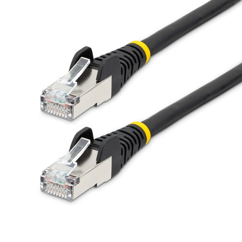 StarTech.com Cable de 5m de Red Ethernet CAT6a - Negro - Low Smoke Zero Halogen (LSZH) - 10GbE - 500MHz - PoE++ de 100W - Snagless sin Pestillo - RJ-45 - Cable de Red S/FTP StarTech.com Cable de 5m de Red Ethernet CAT6a - Negro - Low Smoke Zero Halogen (LSZH) - 10GbE - 500MHz - PoE++ de 100W - Snagless sin Pestillo - RJ-45 - Cable de Red S/FTP