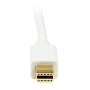 StarTech.com Cable de 91cm Adaptador de Vídeo Mini DisplayPort a DVI-D - Conversor Pasivo - 1920x1200 - Blanco StarTech.com Cable de 91cm Adaptador de Vídeo Mini DisplayPort a DVI-D - Conversor Pasivo - 1920x1200 - Blanco