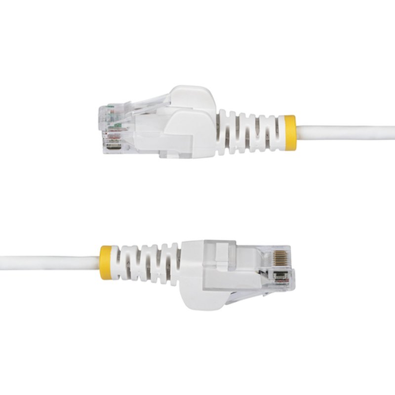 StarTech.com Cable de Red Ethernet CAT6 Delgado sin Enganches Blanco de 7m - Cable RJ45 Snagless Slim 28AWG - Alambre de Cobre Puro - PoE 100W - con Alivios de Tensión - LSZH - Probado con Fluke StarTech.com Cable de Red Ethernet CAT6 Delgado sin Enganches Blanco de 7m - Cable RJ45 Snagless Slim 28AWG - Alambre de Cobre Puro - PoE 100W - con Alivios de Tensión - LSZH - Probado con Fluke - Imagen 3