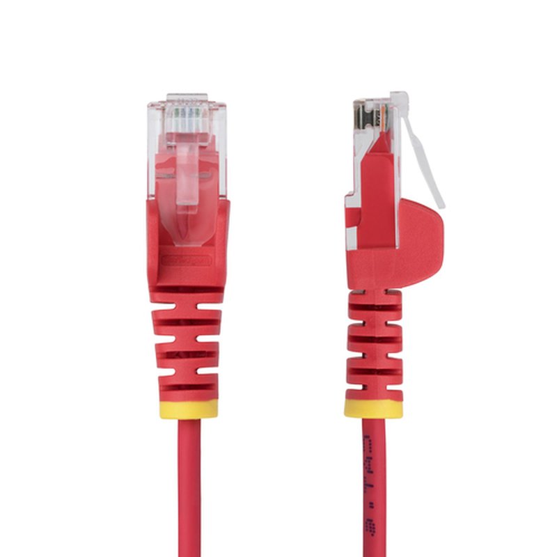 StarTech.com Cable de Red Ethernet CAT6 Delgado sin Enganches Rojo de 2,5m - Cable RJ45 Snagless Slim 28AWG - Alambre de Cobre Puro - PoE 100W - con Alivios de Tensión - LSZH - Probado con Fluke StarTech.com Cable de Red Ethernet CAT6 Delgado sin Enganches Rojo de 2,5m - Cable RJ45 Snagless Slim 28AWG - Alambre de Cobre Puro - PoE 100W - con Alivios de Tensión - LSZH - Probado con Fluke - Imagen 2