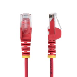 Alternative view of StarTech.com Cable de Red Ethernet CAT6 Delgado sin Enganches Rojo de 7m - Cable RJ45 Snagless Slim 28AWG - Alambre de Cobre Puro - PoE 100W - con Alivios de Tensión - LSZH - Probado con Fluke