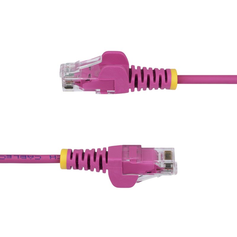 StarTech.com Cable de Red Ethernet CAT6 Delgado sin Enganches Rosa de 15m - Cable RJ45 Snagless Slim 28AWG - Alambre de Cobre Puro - PoE 100W - con Alivios de Tensión - LSZH - Probado con Fluke StarTech.com Cable de Red Ethernet CAT6 Delgado sin Enganches Rosa de 15m - Cable RJ45 Snagless Slim 28AWG - Alambre de Cobre Puro - PoE 100W - con Alivios de Tensión - LSZH - Probado con Fluke - Imagen 3
