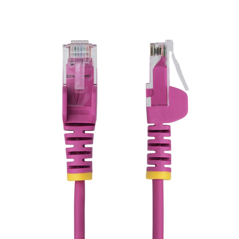 StarTech.com Cable de Red Ethernet CAT6 Delgado sin Enganches Rosa de 2m - Cable RJ45 Snagless Slim 28AWG - Alambre de Cobre Puro - PoE 100W - con Alivios de Tensión - LSZH - Probado con Fluke StarTech.com Cable de Red Ethernet CAT6 Delgado sin Enganches Rosa de 2m - Cable RJ45 Snagless Slim 28AWG - Alambre de Cobre Puro - PoE 100W - con Alivios de Tensión - LSZH - Probado con Fluke - Imagen 2