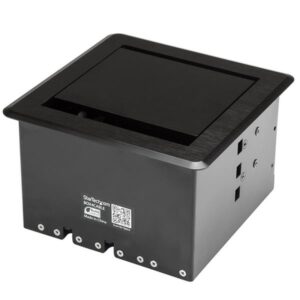 StarTech.com Caja de Gestión de Cableado para Mesas de Conferencia - de Sobremesa - Caja de Conectividad