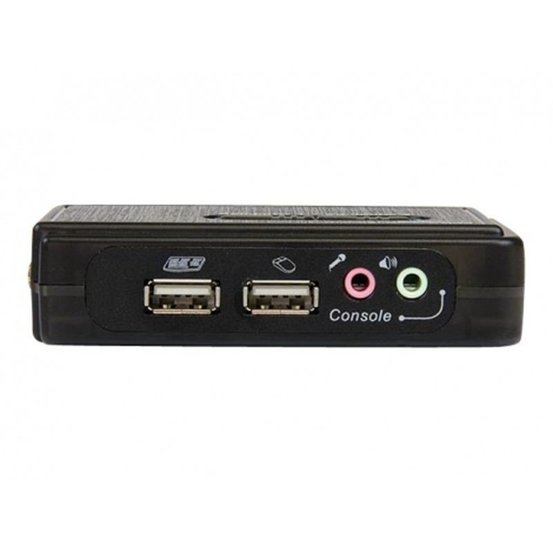 StarTech.com Juego de Conmutador KVM de 2 puertos con todo incluido - USB - Audio y Vídeo VGA