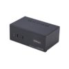 StarTech.com Switch KVM de 2 Puertos DisplayPort HDMI - Conmutador KVM de Dos Monitores - Hub Ladrón USB 2 Puertos 5Gbps - 2 Puertos USB HID - Teclas de Acceso Rápido - TAA