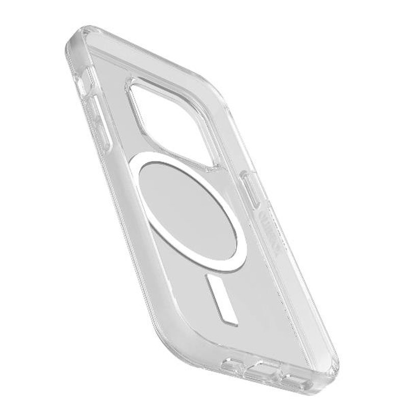 OtterBox Symmetry Series+ - Carcasa trasera para teléfono móvil - antimicrobiano - compatibilidad con MagSafe - policarbonato, goma sintética - transparente - para Apple iPhone 14 Pro OtterBox Symmetry Series+ - Carcasa trasera para teléfono móvil - antimicrobiano - compatibilidad con MagSafe - policarbonato, goma sintética - transparente - para Apple iPhone 14 Pro