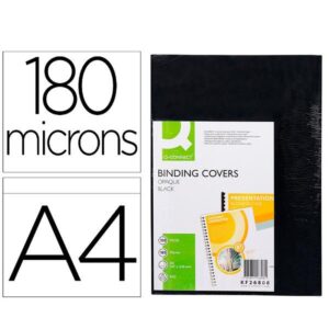 TAPA ENC A4 OPACA NE 180MC 100U